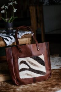 Handbag – Zebra Skin