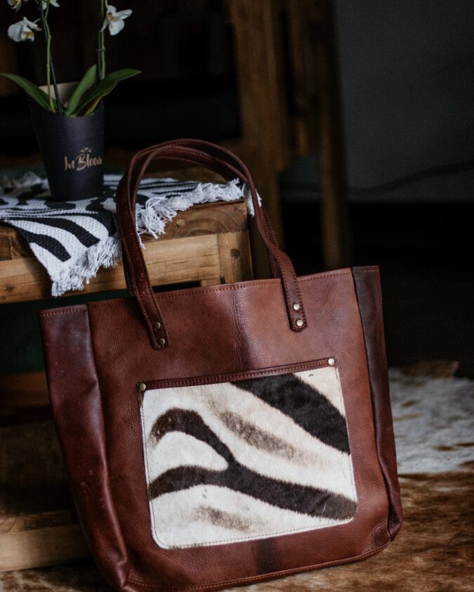 Handbag – Zebra Skin