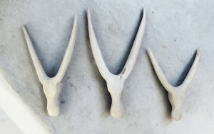 Medium Hand Crafted Wooden Cow Head Wall Décor