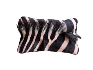 Cushion | Zebra Neck Front, Charcoal Back