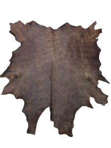 Brown Blue Wildebeest Leather
