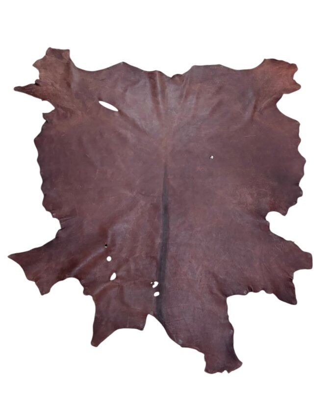 Red Blue Wildebeest Leather